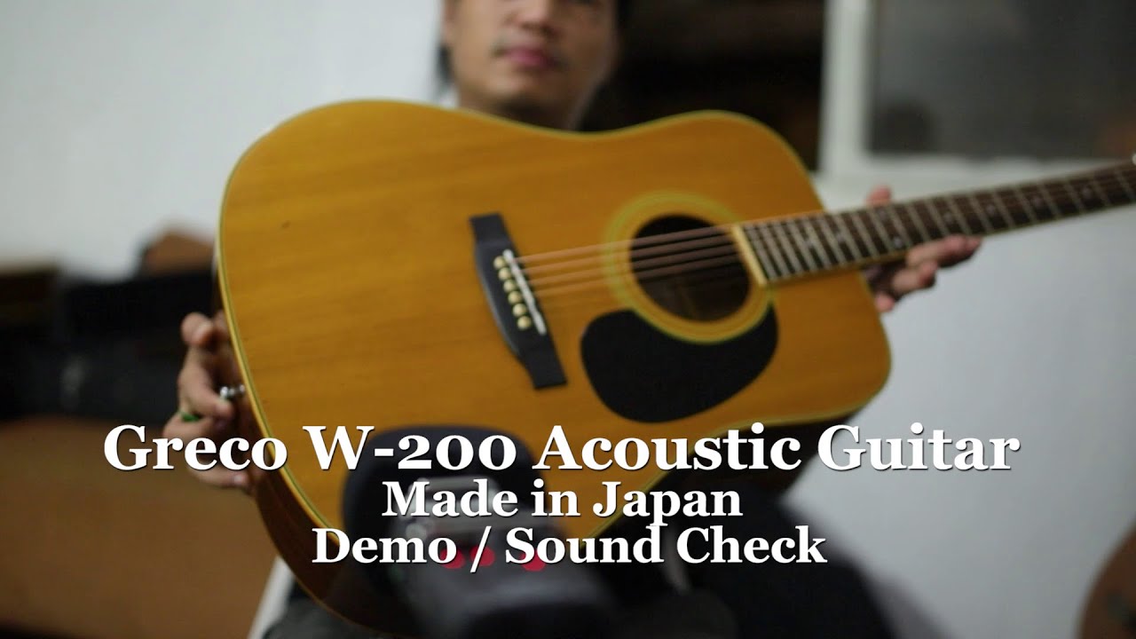 Greco F-200 70年代ジャパンヴィンテージ - YouTube