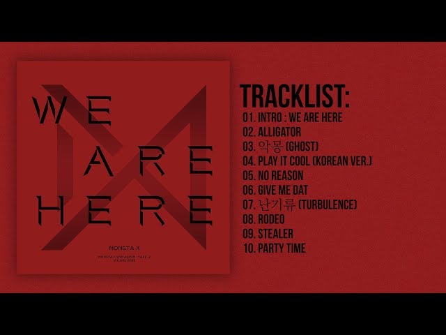 Full Album] MONSTA X (몬스타엑스) - WE ARE HERE – The 2nd Album