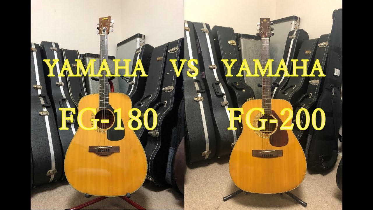 YAMAHA FG-200 1973年製 グリーンラベル 赤ラベルの後継機！ - YouTube