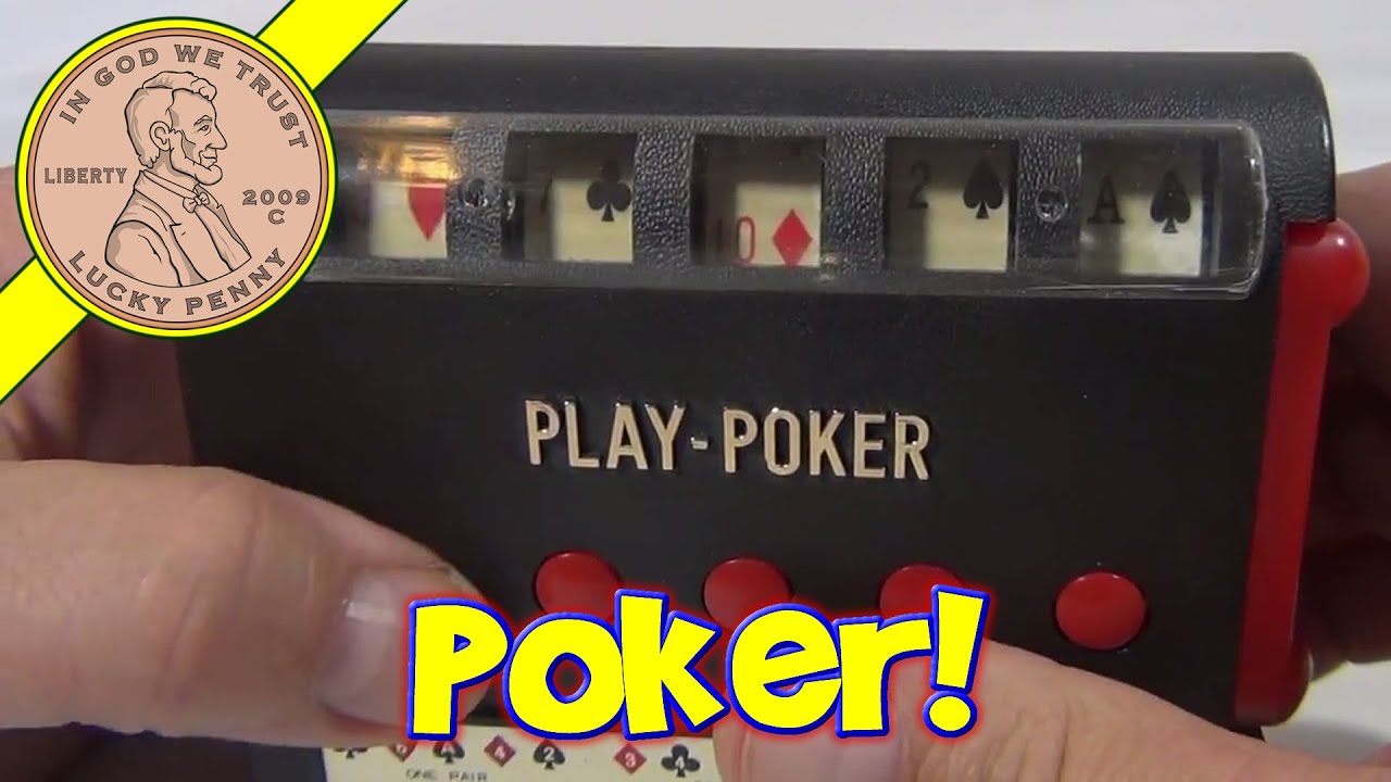 Vintage 1970 WACO Made In Japan Play Poker Slot Machine Poker Game