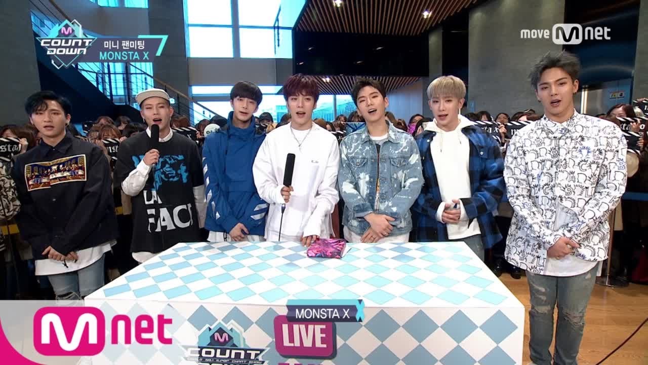 Mini Fanmeeting with MONSTA X] KPOP TV Show | M COUNTDOWN 170323