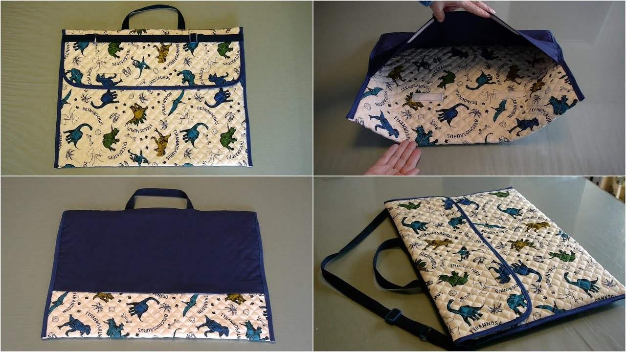 防災頭巾カバーの作り方【入園・入学グッズ】 - YouTube