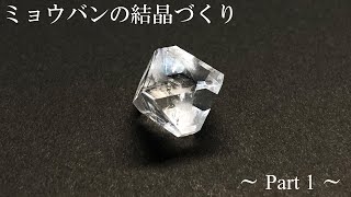 ミョウバンの結晶づくり part1 (温度差法) | How to grow alum