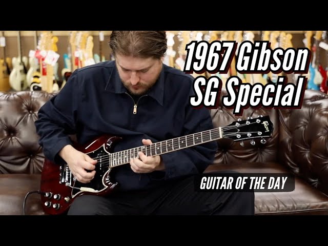 1967 Gibson SG Special Cherry | Guitar of the Day - YouTube