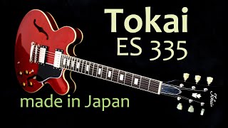 Tokai ES 335 Gibson: TOKAI ES-198 SR See Thru Red, made in Japan
