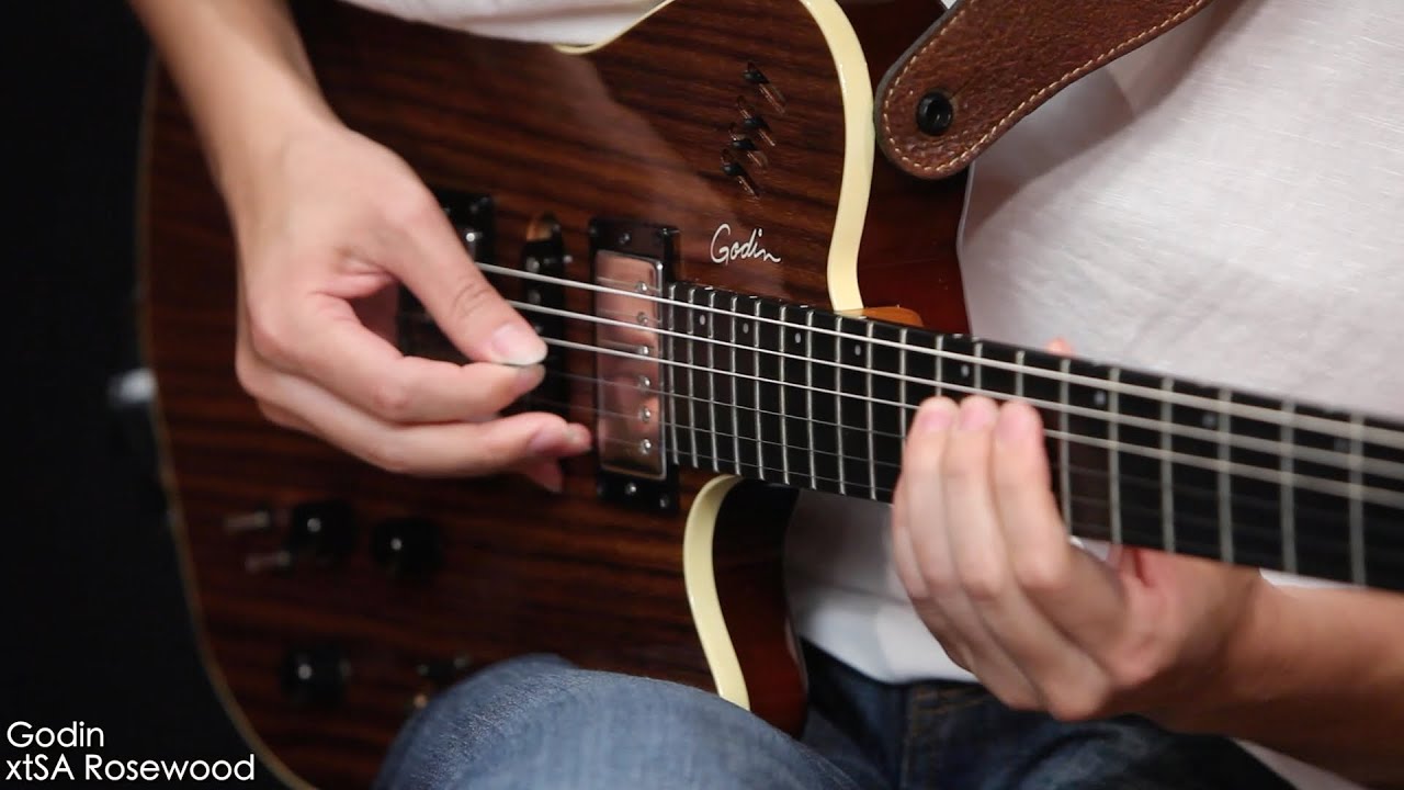 Godin / xtSA Rosewood【デジマート製品レビュー】 - YouTube