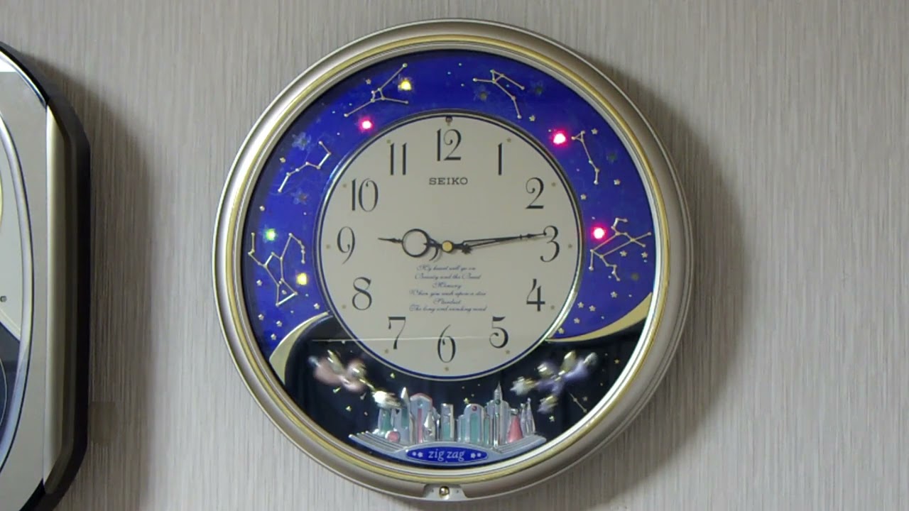 zigzag AM620S | SEIKOからくり時計 - YouTube