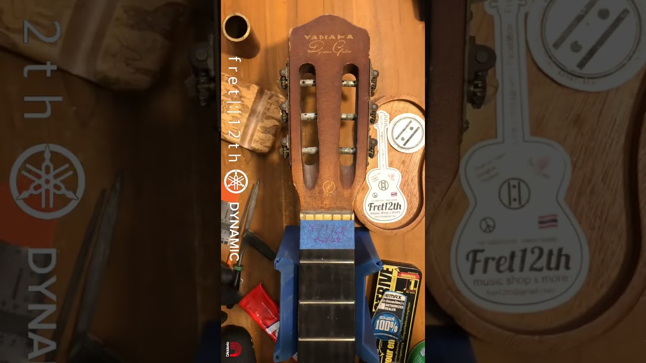 YAMAHA : Dynamic #fret12th #guitar #guitarrepair #yamahaguitar