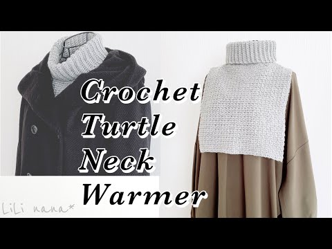 How to knit a turtleneck warmer that was up to the neck [crochet