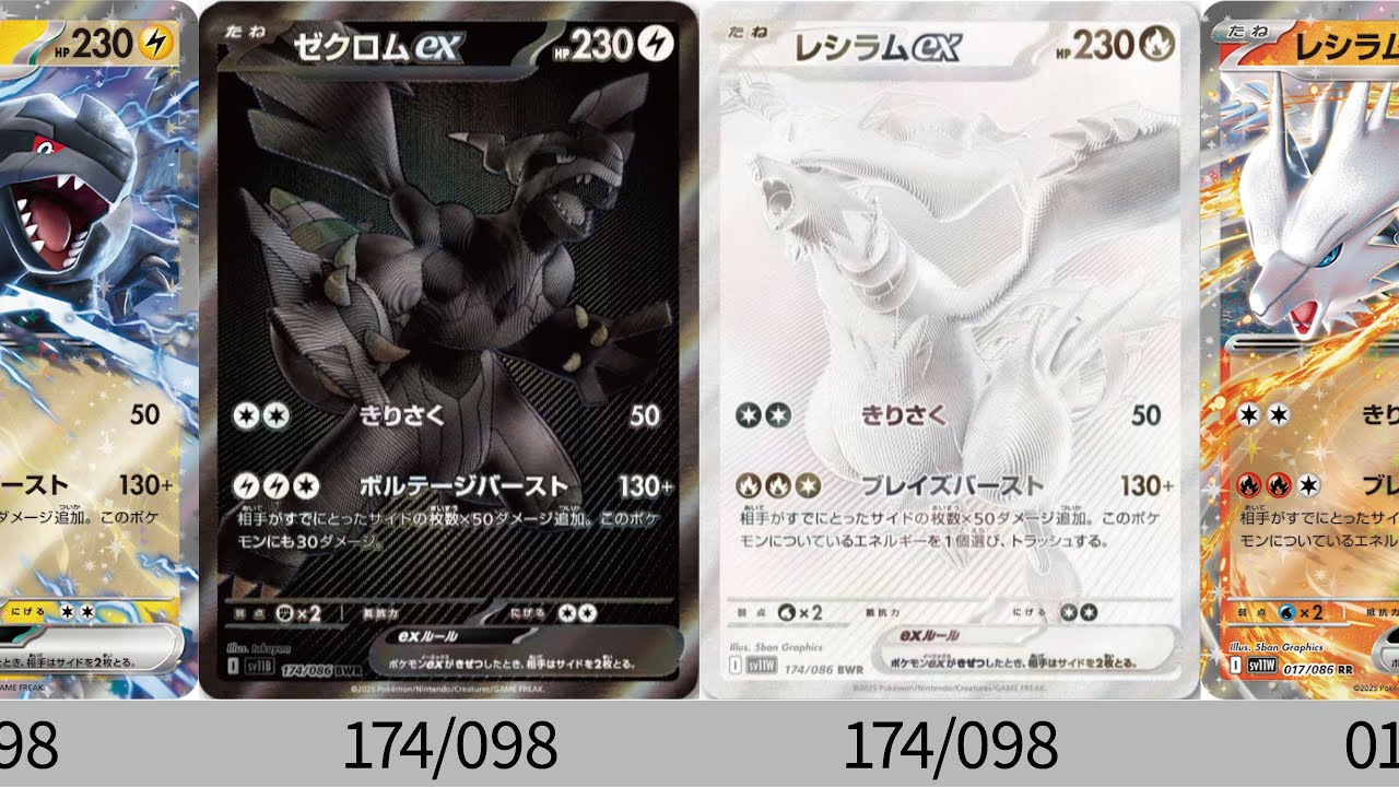 ポケカ】神BOX！BWRかっこよすぎ！公開カード全種「ブラックボルト