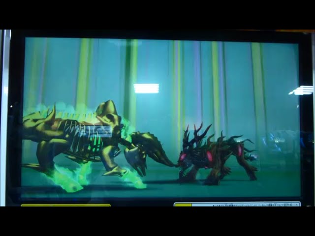 グレートアニマルカイザービッガーB7弾 ジャンゴルモア VS 植物