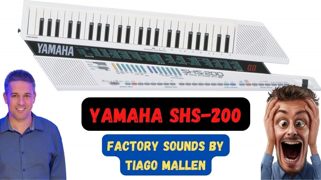 YAMAHA SHS-200 (KEYTAR) FACTORY SOUNDS by TIAGO MALLEN #yamaha
