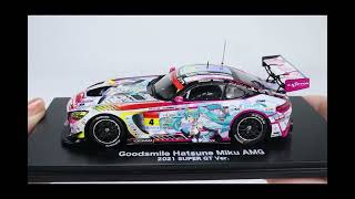 Goodsmile 1:43 HATSUNE MIKU AMG 2021 SUPER GT ver. display cover