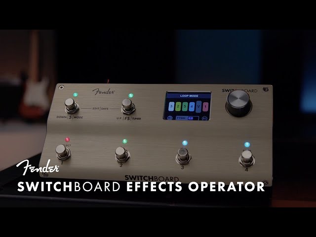 Exploring the Switchboard Effects Operator | Fender - YouTube