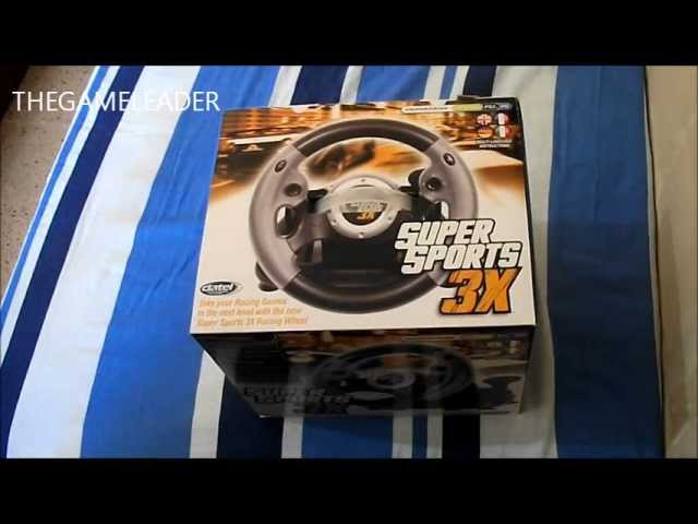 Datel Super Sports 3X Steering Wheel (Xbox360/PS3/PC) - Unboxing