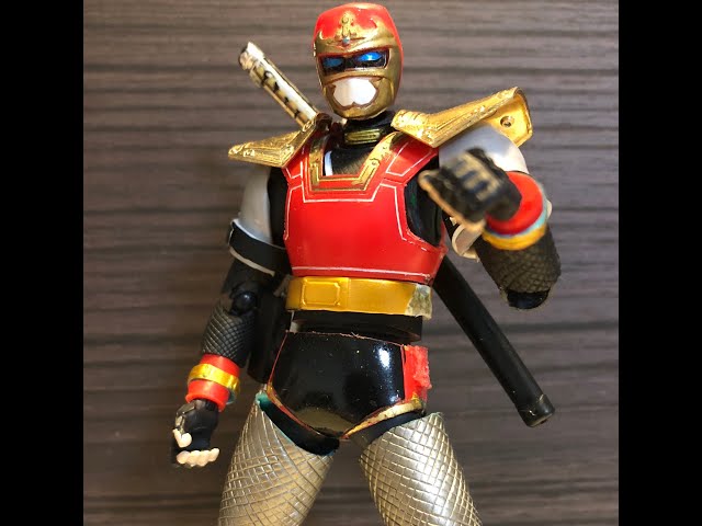 世界忍者戦ジライヤ 可動フィギュア！ 毒斎許さん！ - YouTube