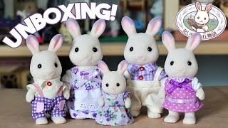 Sylvanian Families lavender rabbit family (Hokkaido exclusive