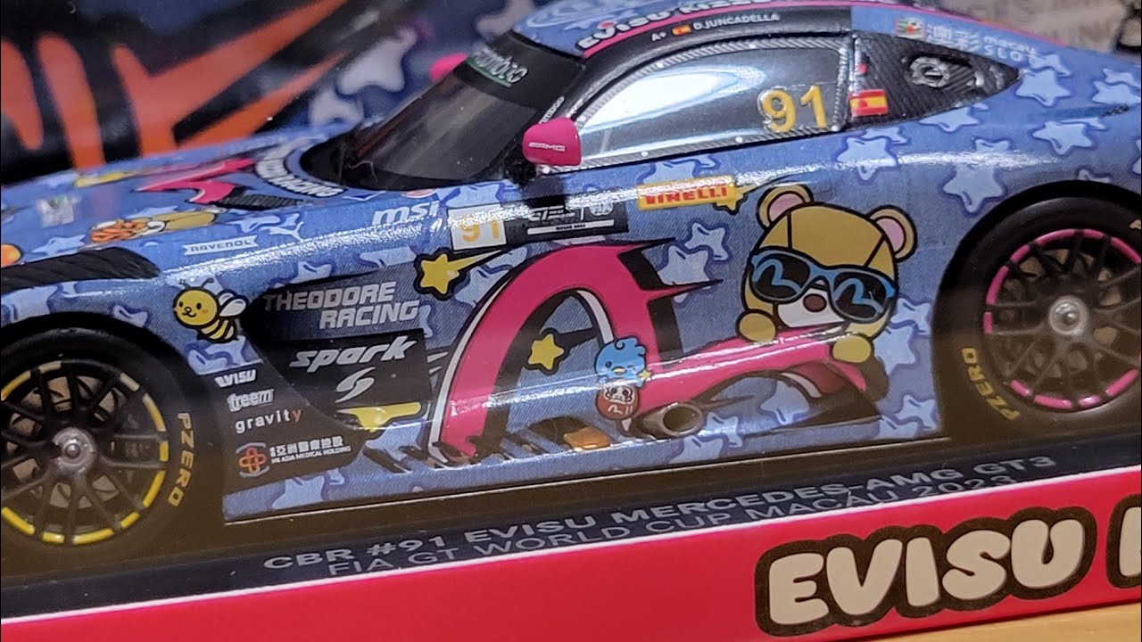 スパーク 1/43 CBR Evisu Mercedes AMG GT3 FIA EVISU KIZZU X