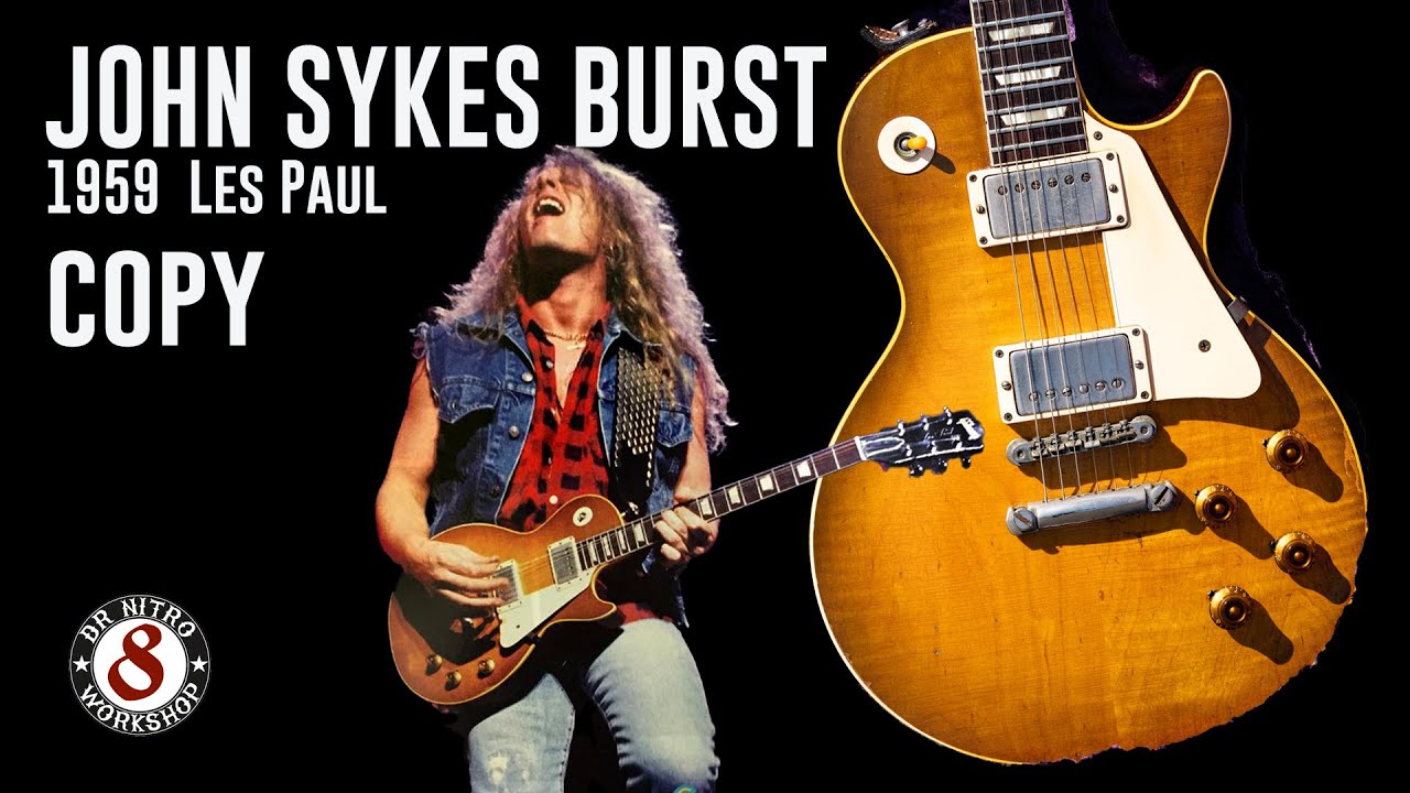 The first John Sykes 1959 Les Paul Burst copy [painting and relic