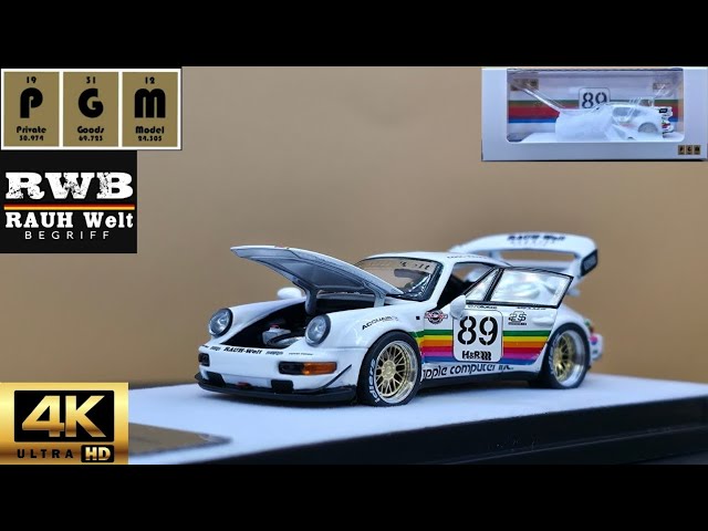 PGM 1/64 Porsche RWB 964 Diecast Model - YouTube