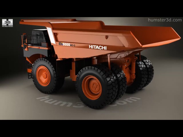 Hitachi EH5000AC-3 Dump Truck 2017 3D model by 3DModels.org - YouTube