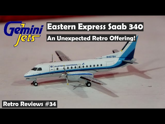 Retro Reviews #34 - Gemini Jets Eastern Express Saab 340 - YouTube