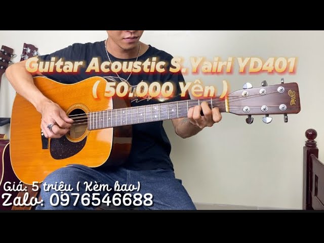 Guitar Acoustic S.Yairi YD-401 ( 1979 / 50.000 yên ) - YouTube