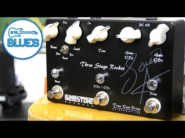 Lunastone Three Stage Rocket Pedal (Overdrive & Clean Boost) - YouTube