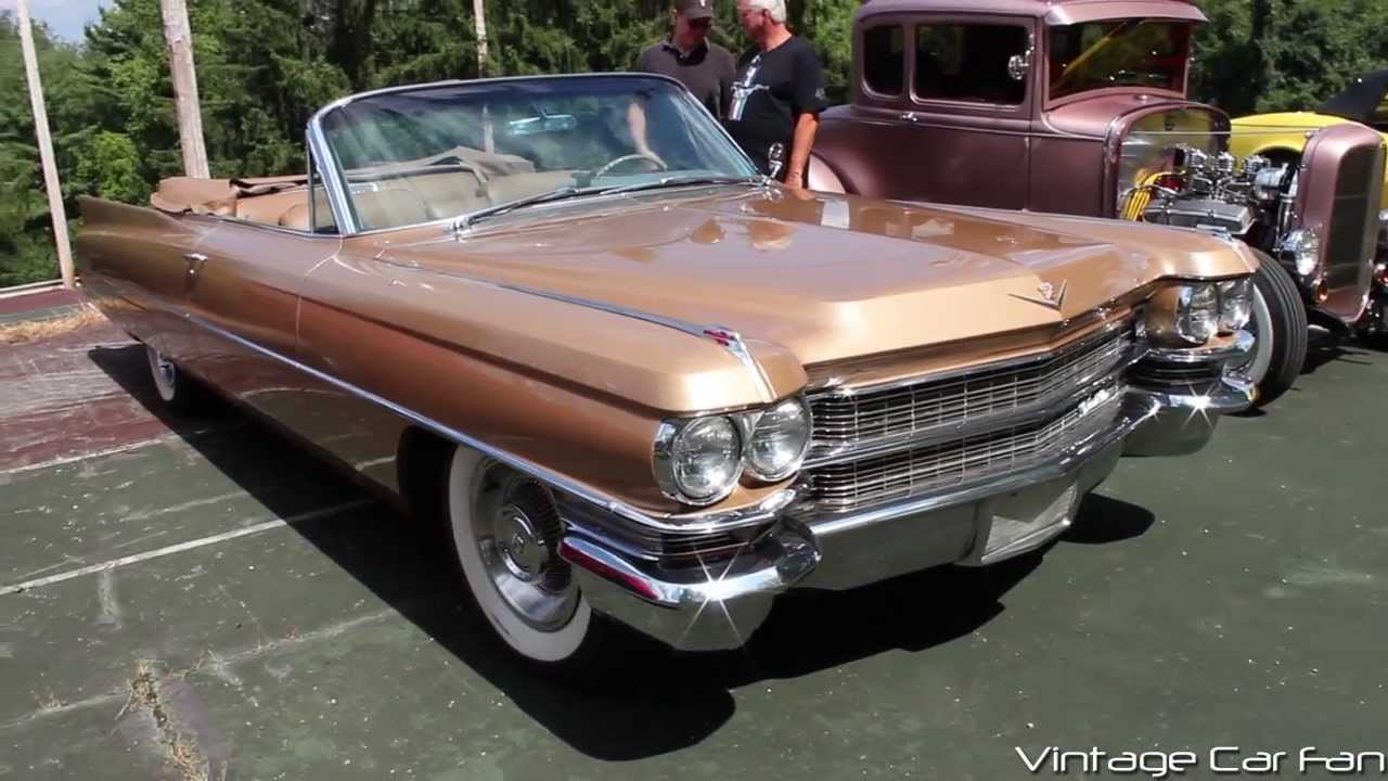 1963 Cadillac Series 62 Convertible in Frost Gold - YouTube