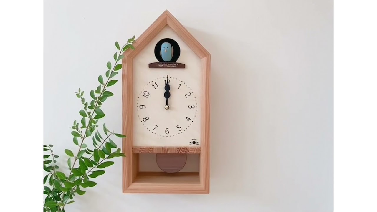 KICORI 青い鳥のカッコー時計 - YouTube