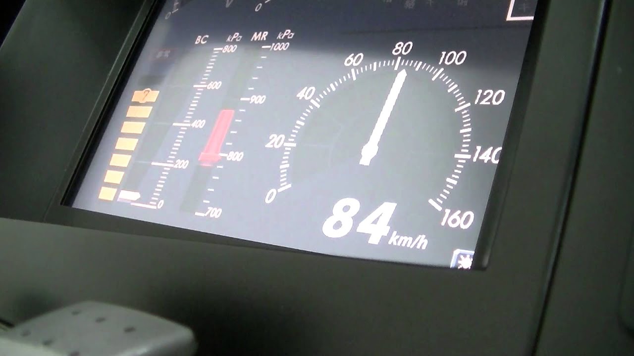 E233系3000番台の速度計 - YouTube