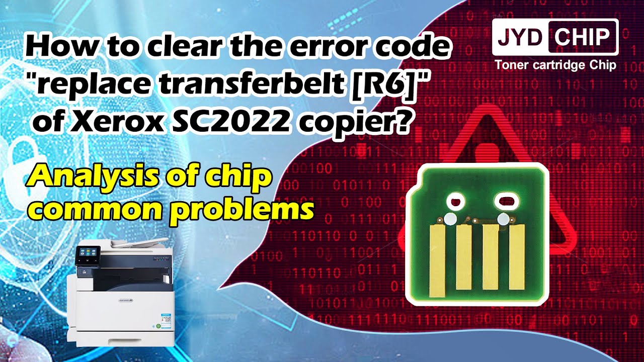 The Fuji Xerox SC2022 2020 copier prompt error code 