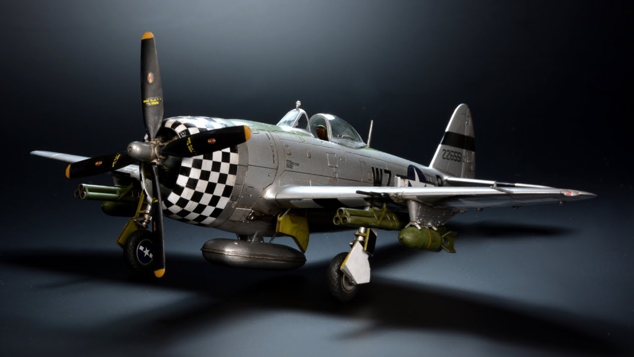 P-47 Thunderbolt Bubbletop - No airbrush - Tamiya 1/72 - Aircraft