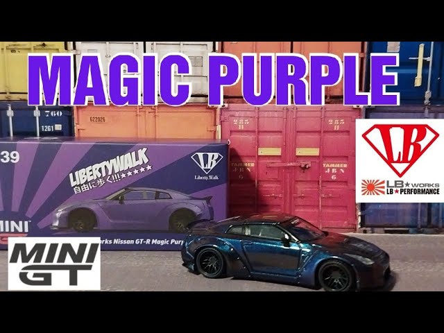 Unboxing Mini GT Magic Purple LBWK Widebody Nissan GT-R R35 - YouTube