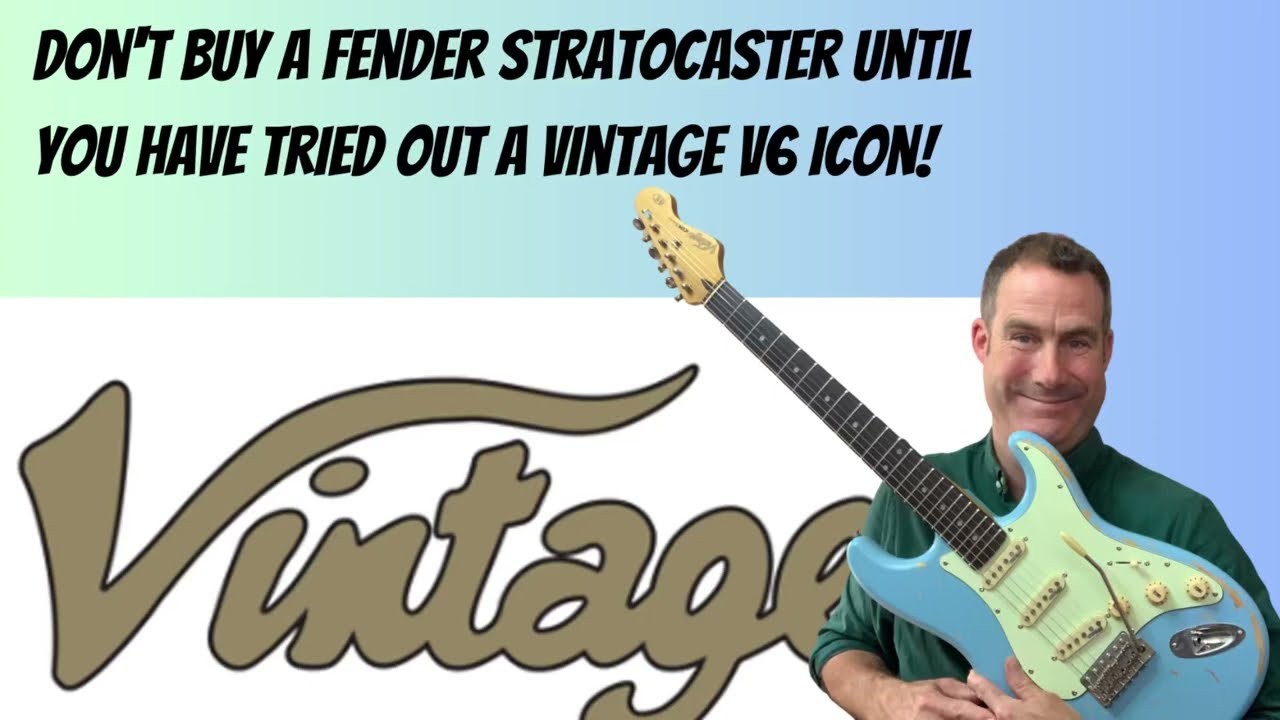 The Vintage V6 Icon: Don't buy a Fender Stratocaster until you