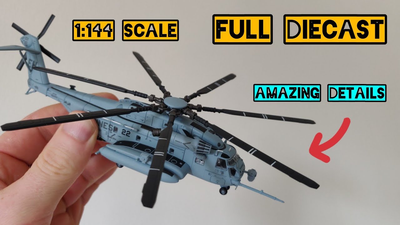 Full Diecast Sikorsky Super Stallion CH 53 E 1:144 scale