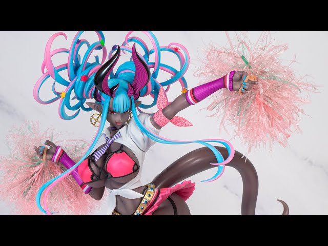 伊吹童子 ガレージキット塗装済み完成品 - YouTube