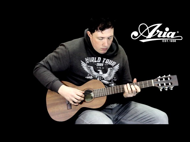 Aria ASA-18 guitar demonstration - YouTube