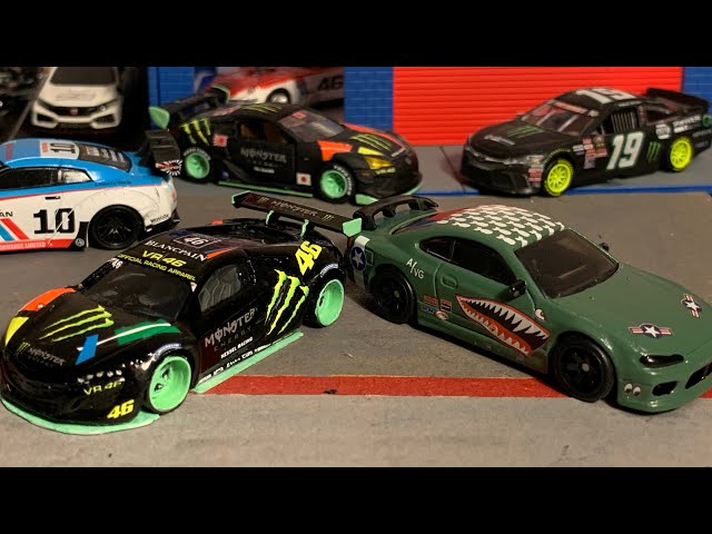 トミカ改造・ホットウィール改造 モンスター仕様NSX、戦闘機仕様S15