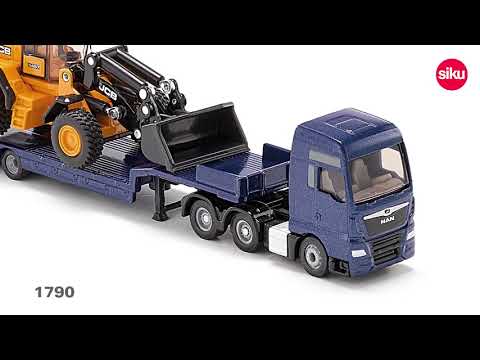 Siku 1790 MAN Truck with Low Loader and JCB Wheel Loader 1:87