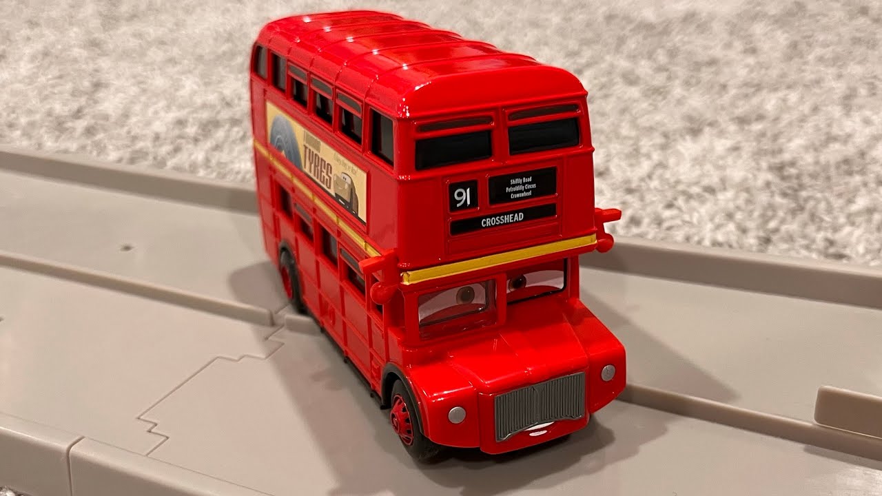 Disney Pixar Cars Double Decker Bus Review - YouTube