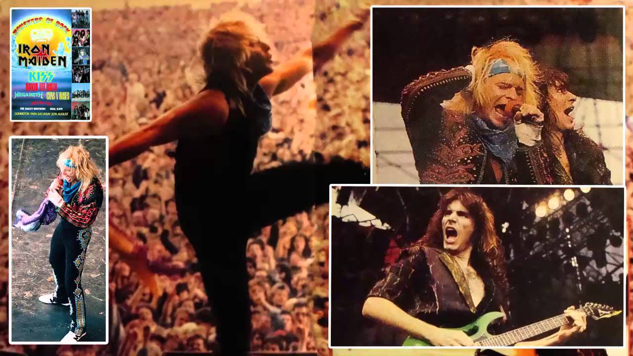 David Lee Roth. Castle Donington Monsters of Rock Festival 1988