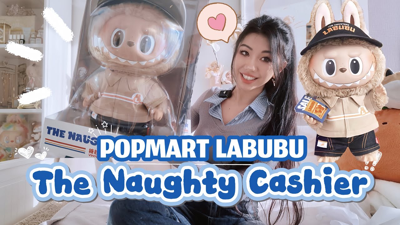 Naughty Cashier Labubu Unboxing | 🛍️ One of the HARDEST Labubus