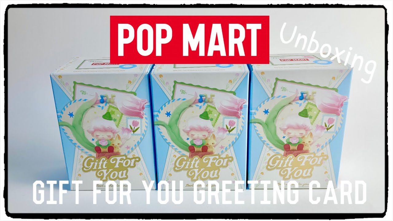 POPMART] New! Gift For You Greeting Card! - YouTube