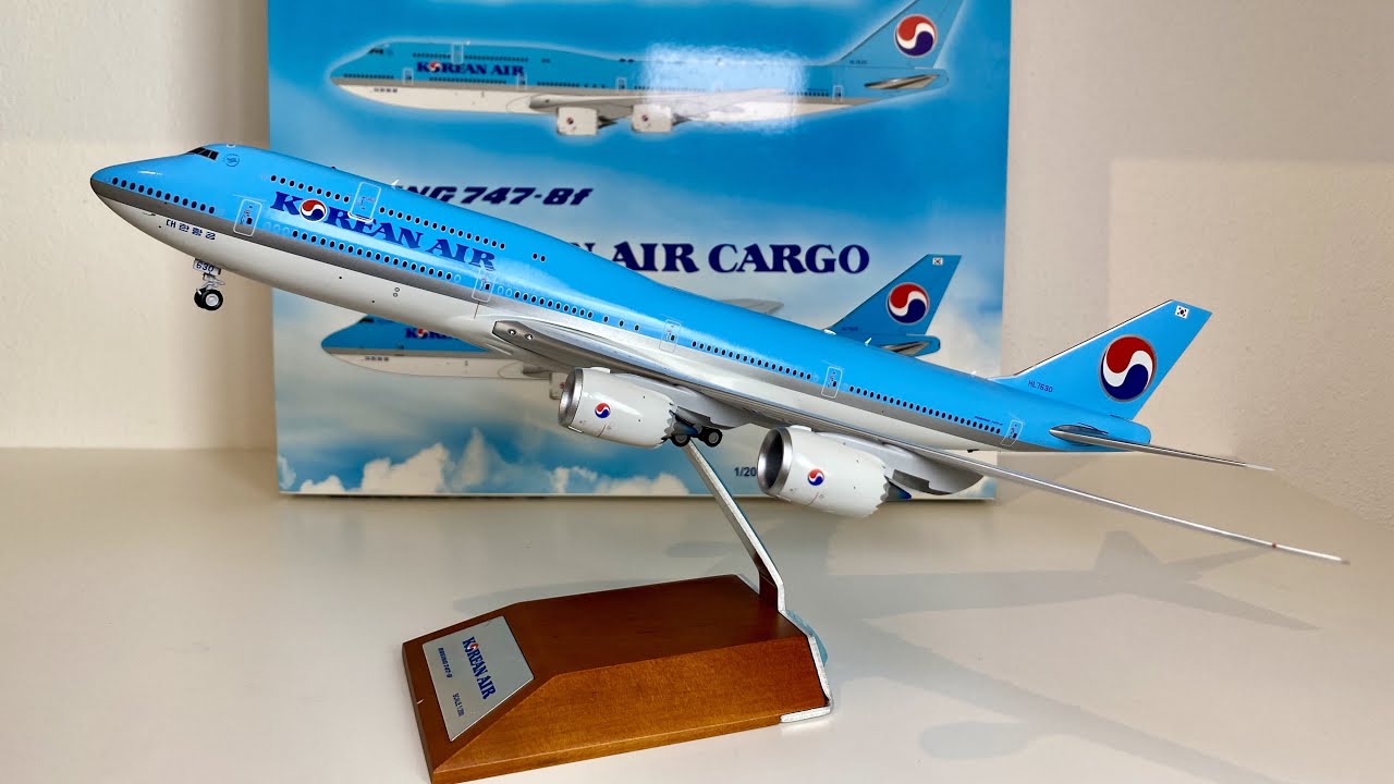 RARE UNBOXING!! Jc Wings 1:200 Korean air Boeing 747-8i Reg