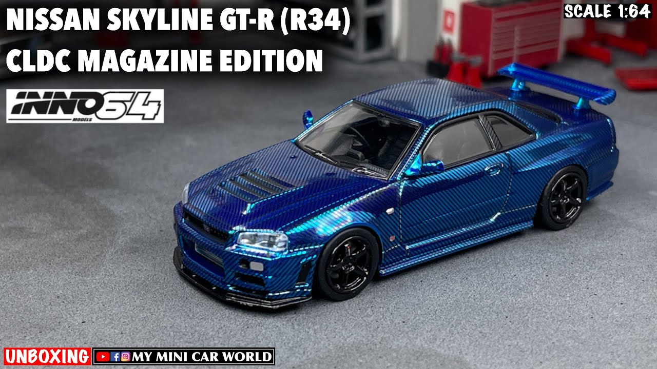 MY MINI CAR WORLD』UNBOXING INNO64 NISSAN SKYLINE GT-R (R34) 