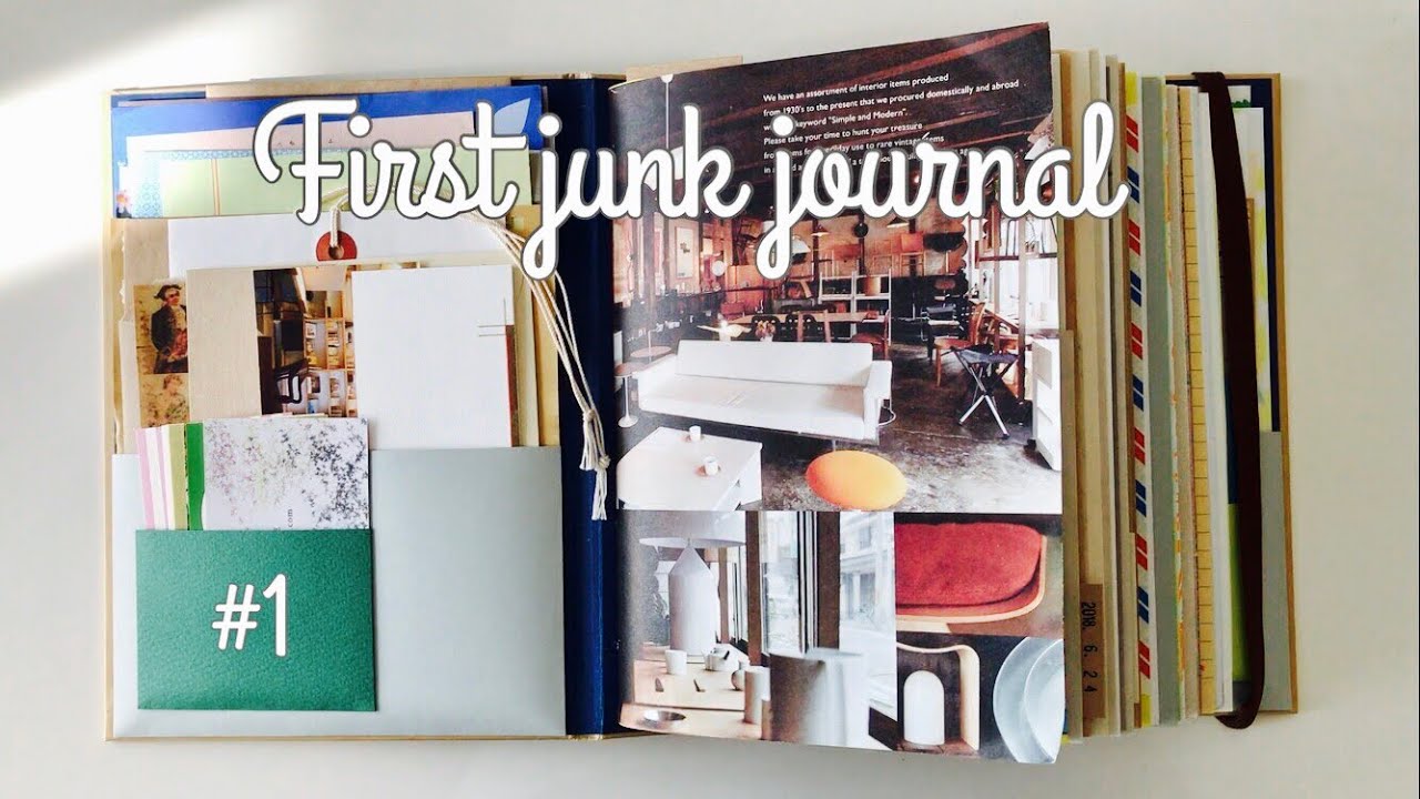I made a junk journal using picture books. - YouTube