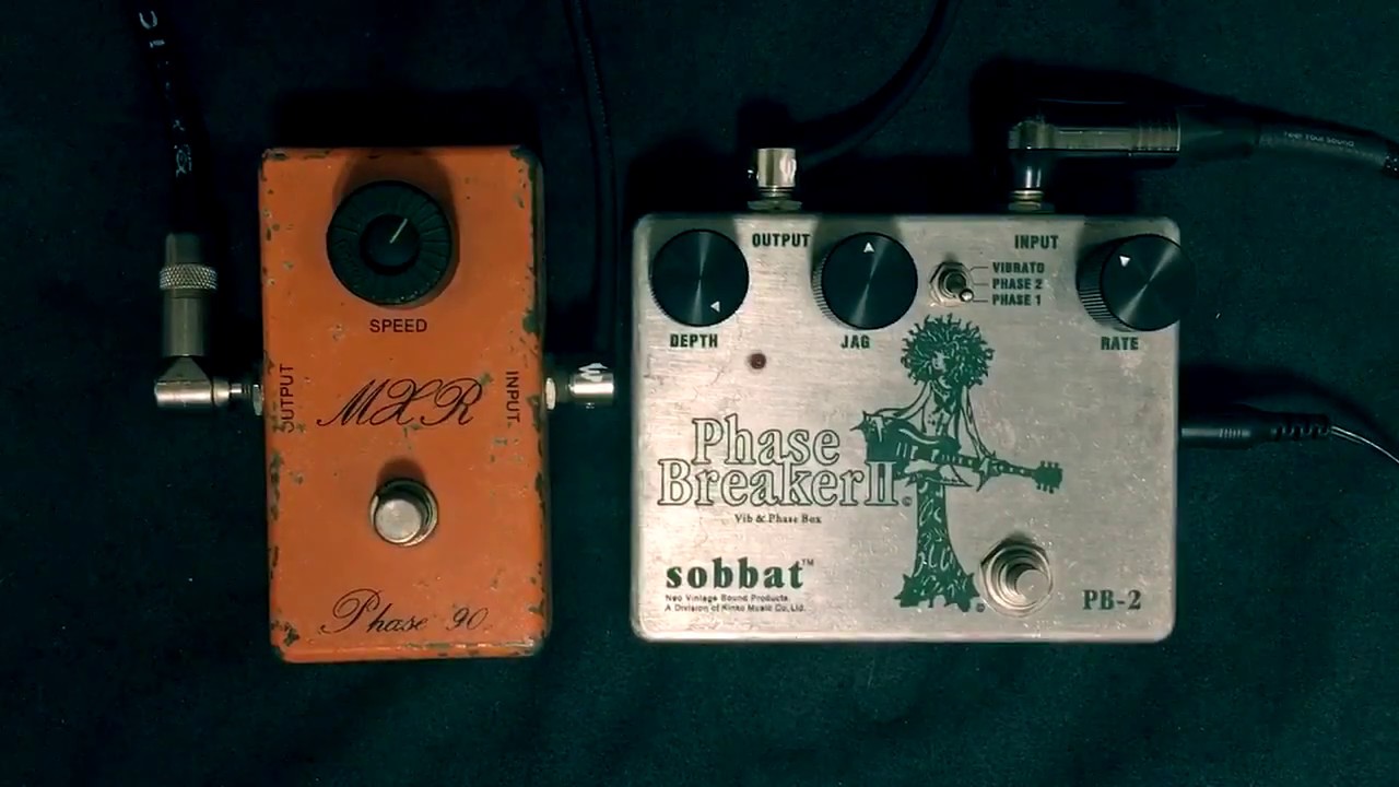 Sobbat Phase Breaker2 vs MXR Phase90 1974 BUD Box Long Ver. - YouTube