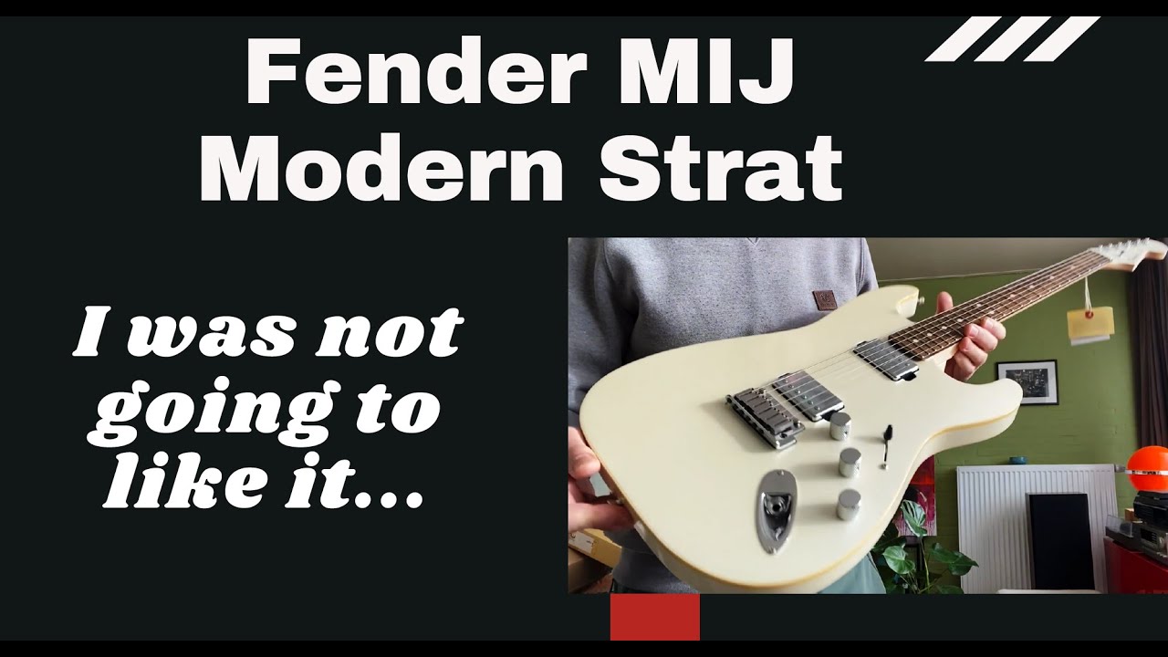 Fender MIJ modern HH Strat - YouTube