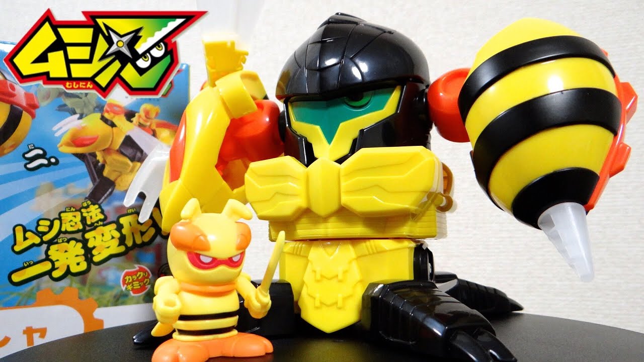 Review of Mushinin Karakuri Mecha 03 Hachiyasha & Hachinin (Mask